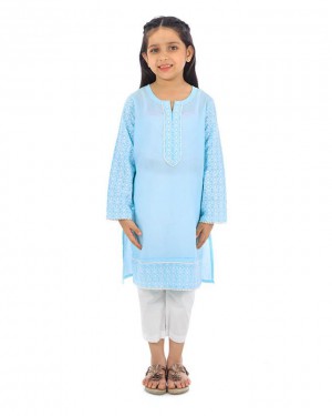 Cotton Kurta-Blue-11-12 YRS