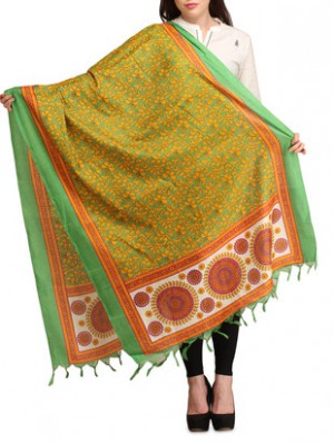 multicolored ethnic printed dupatta